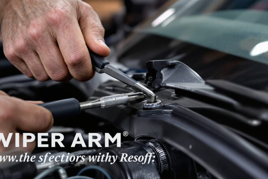 comment enlever un bras d essuie glace sans extracteur