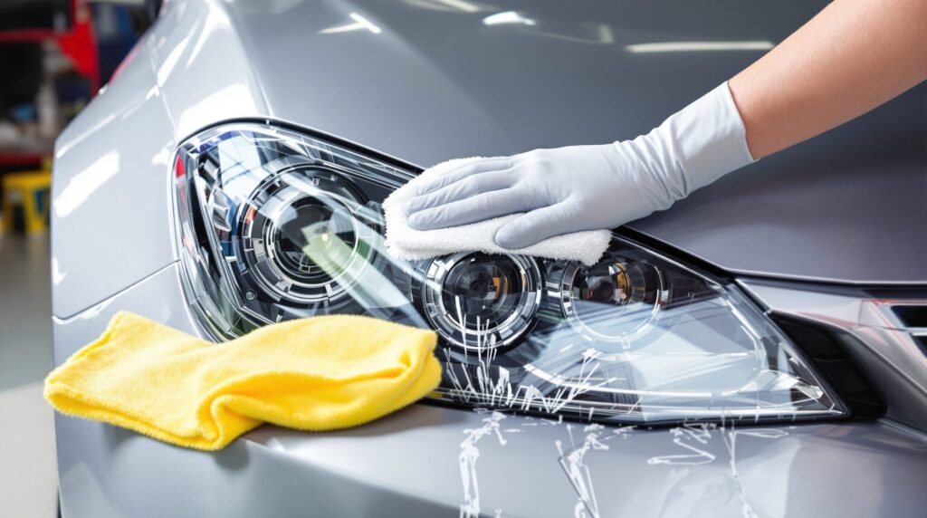 Nettoyer les phares d’une voiture : la méthode efficace pour un éclairage optimal