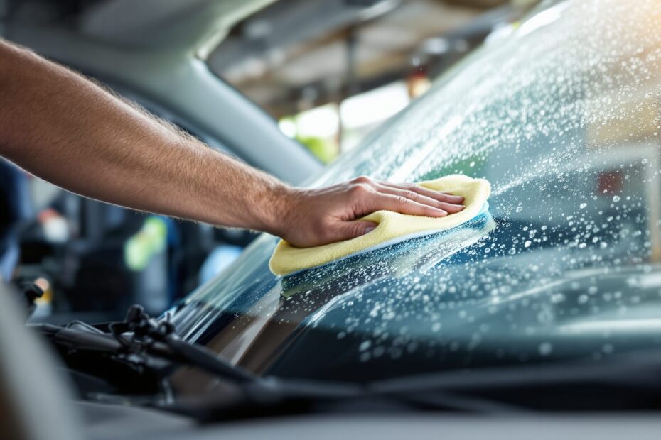 comment nettoyer pare brise interieur