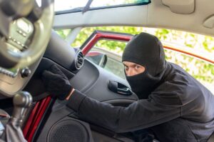 vol électronique de voiture