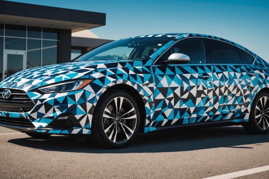 covering triangle voiture