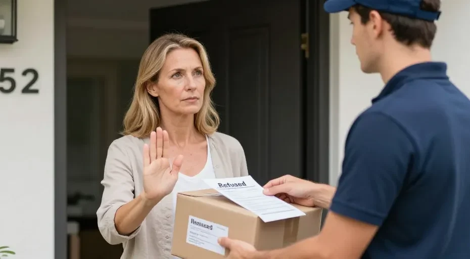 comment refuser un colis